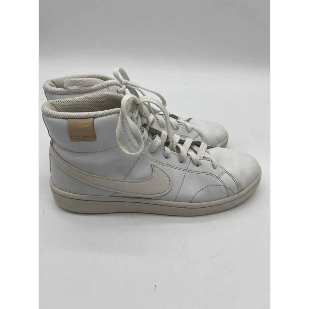 Women's Nike‎ Court Royale 2 Mid Triple White Size 8.5